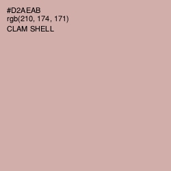 #D2AEAB - Clam Shell Color Image